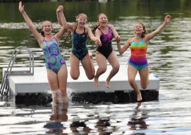 girls-waterfront-jump